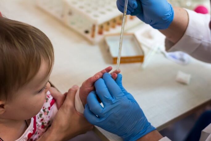 Diagnóza helmintiázy u dítěte pomocí krevního testu